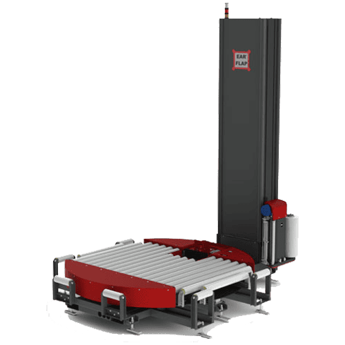 TRM1500Render de enfardadora, envolvedora automática en línea de palets con film retráctil modelo TRM1500