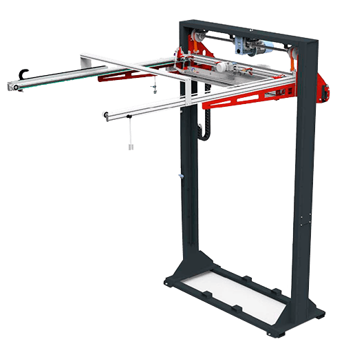 Sistema para cubrir las cargas con film de plástico modelo TDM1800