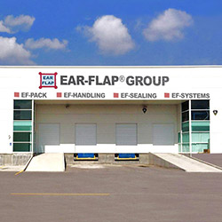 Nave industrial de las instalaciones de Ear Flap en México