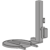 Icono pequeño enfardadora envolvedora semiautomática modelo 600TP