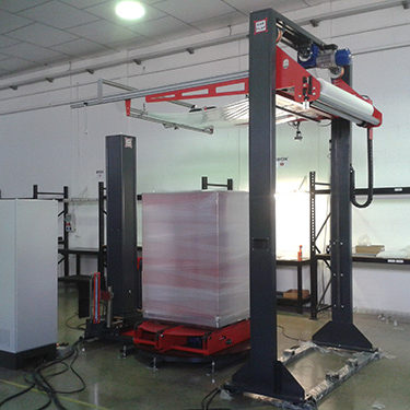 Sistema de enfardado automático plataforma con cadenas trm500 tdm1800