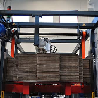 Almacén de cartones para sistema de formado de bandejas automático TFM300
