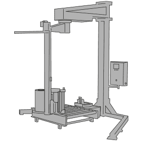 Icono enfardadora, envolvedora automática de palets modelo ARM2500