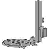 Icono pequeño enfardadora envolvedora semiautomática modelo 600TP