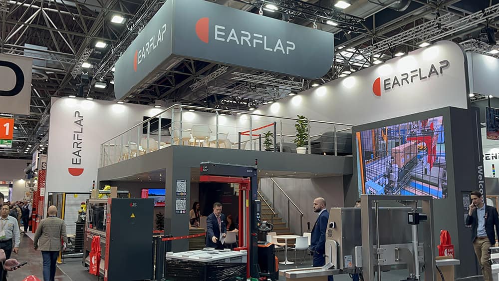 Stand de Earflap en la feria Interpack 2023